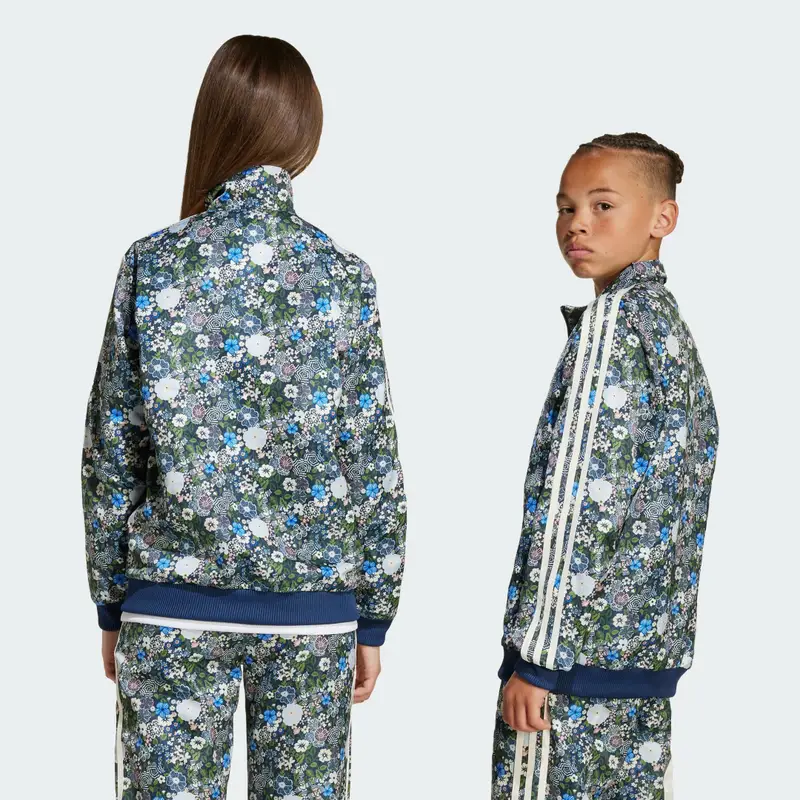 Felpa con cappuccio adidas Originals x Liberty London Firebird Night Indigo miniatura 2