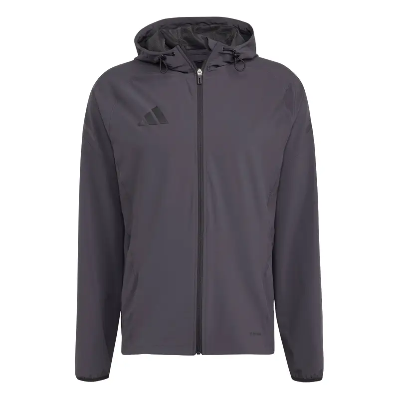 Felpa con cappuccio adidas Tiro 25 Pro Vis Tech Travel Gris