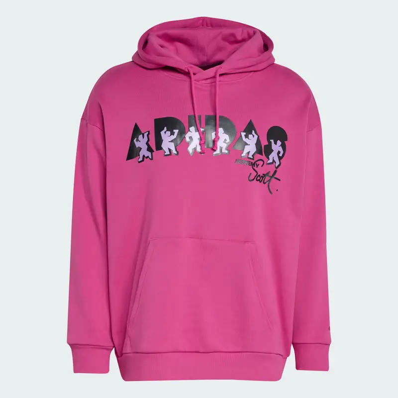 Felpa con cappuccio adidas x Jeremy Scott Semi Lucid Fuchsia miniatura 4