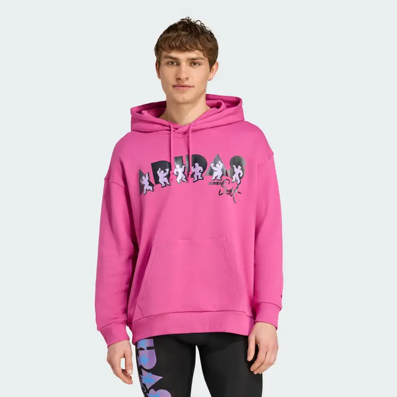 Felpa con cappuccio adidas x Jeremy Scott Semi Lucid Fuchsia