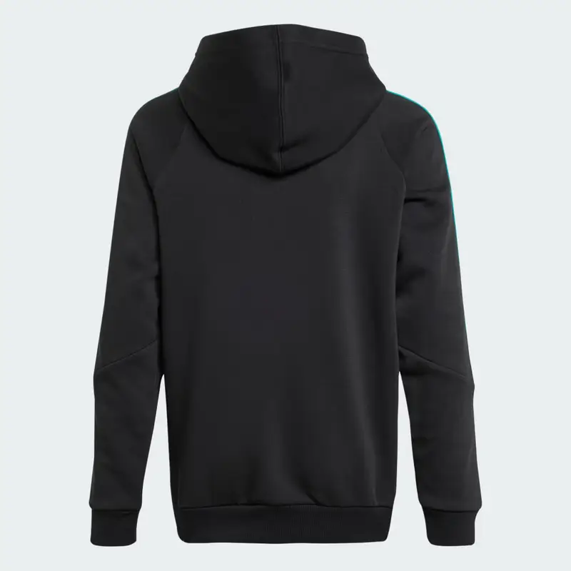 Felpa con cappuccio Bambino All Blacks All Black miniatura 2