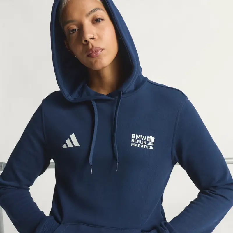 Felpa con cappuccio BMW Berlin-Marathon 2025 City Collegiate Navy