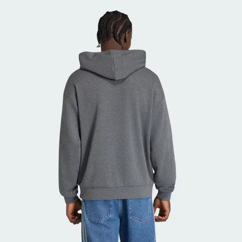 FELPA CON CAPPUCCIO CON GRAFICA DBB BASKETBALL SELECT Dark Grey Heather miniatura 2