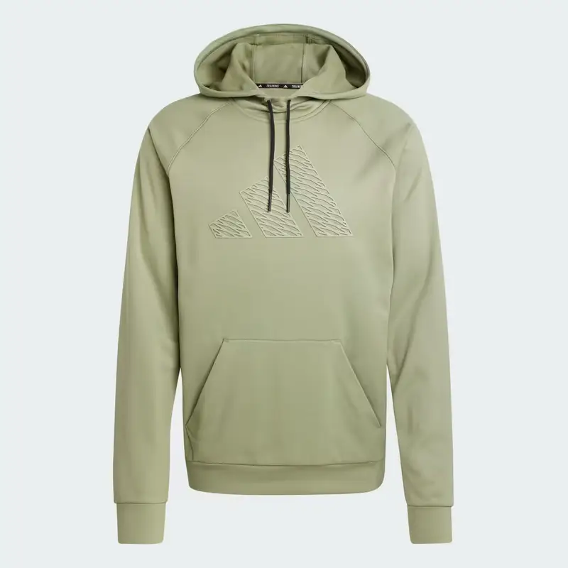 Felpa con cappuccio da allenamento Game and Go Big Logo Tent Green miniatura 4