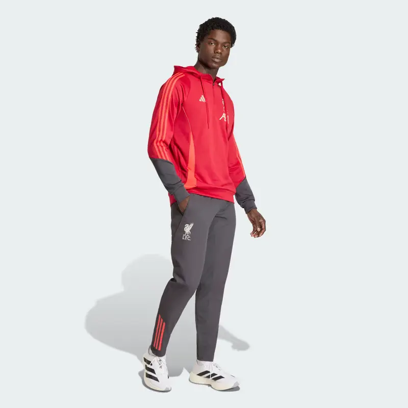 Felpa con cappuccio da allenamento Liverpool FC Tiro 25 Competition Strawberry Red miniatura 3