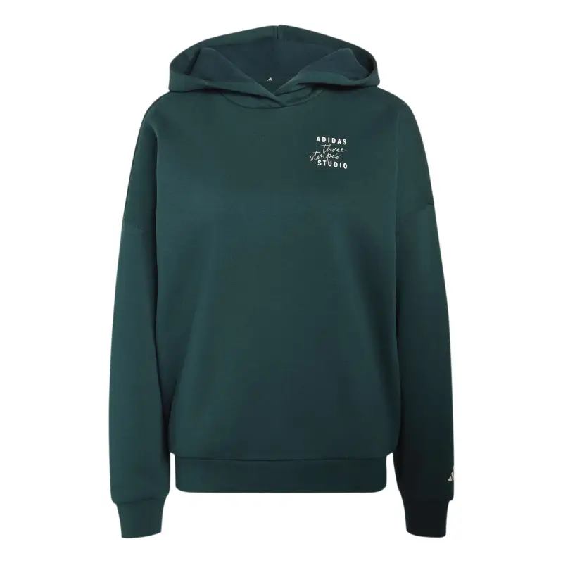Felpa con cappuccio da donna adidas 3-Stripes Studio