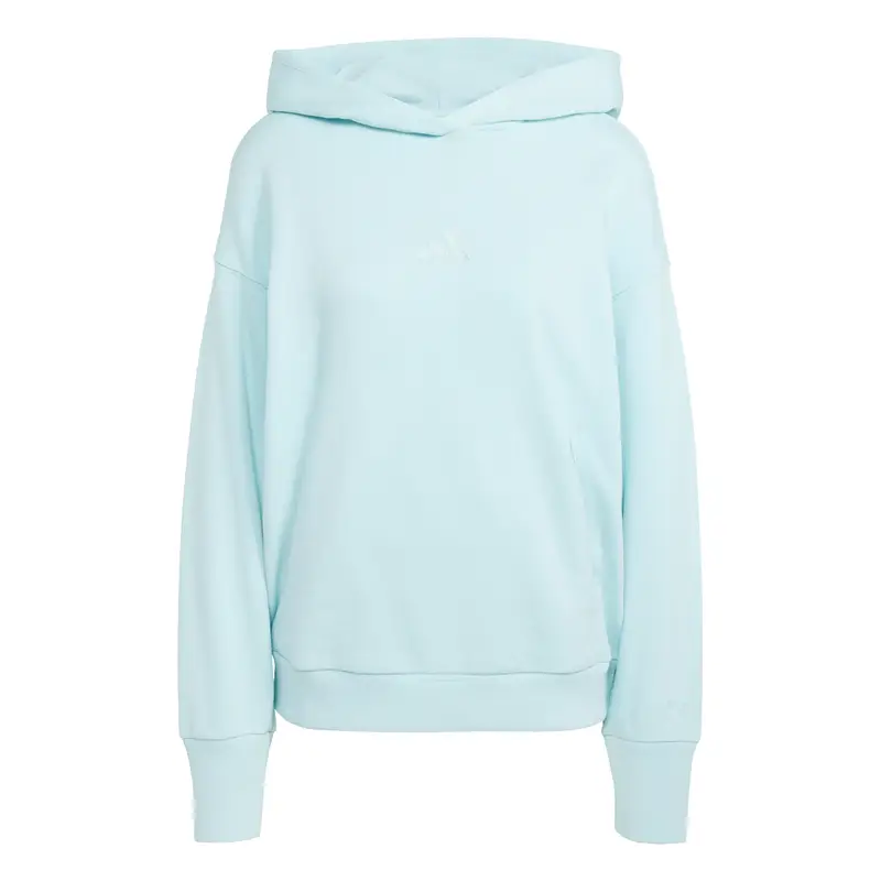 Felpa con cappuccio da donna adidas ALL Turquoise