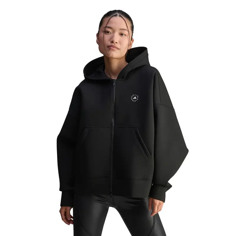Felpa con cappuccio da donna adidas By Stella McCartney Scuba Noir