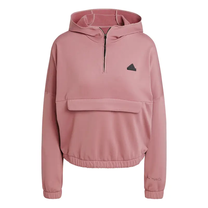 Felpa con cappuccio da donna adidas City Escape Rose