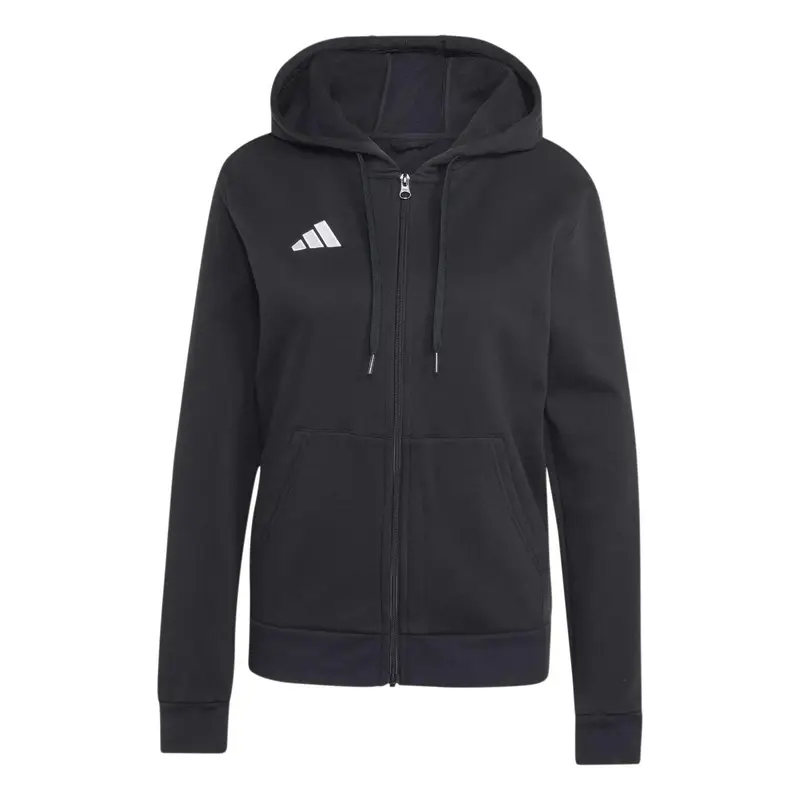 Felpa con cappuccio da donna adidas Entrada 26 Noir