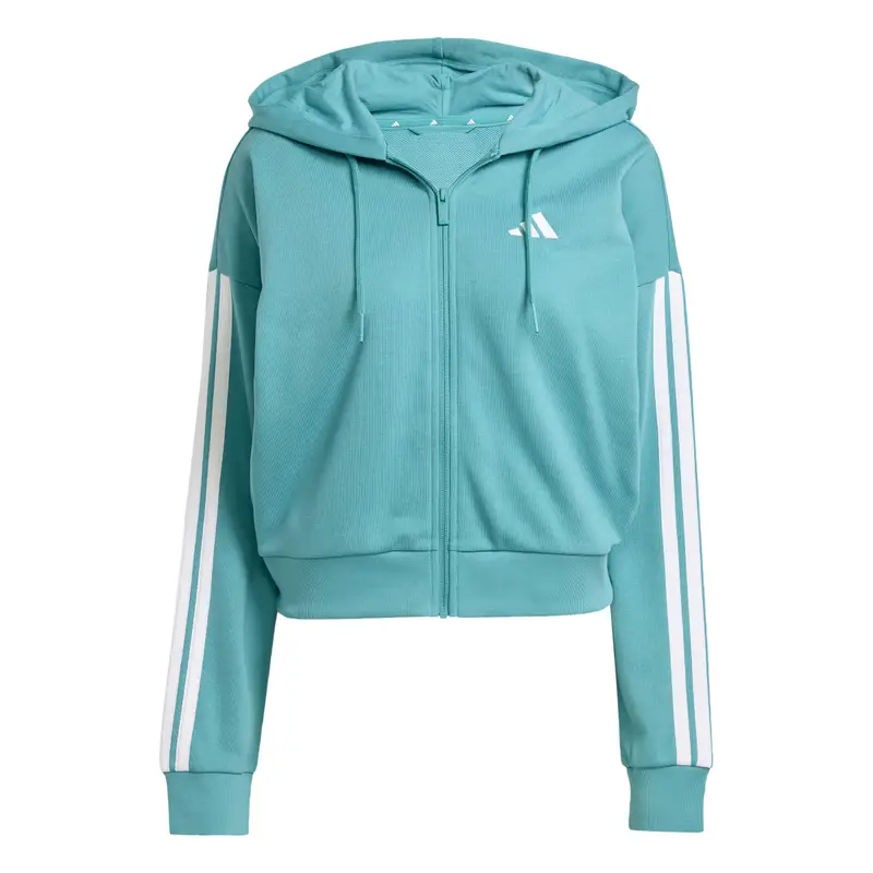 Felpa con cappuccio da donna adidas Essentials French Terry Vert