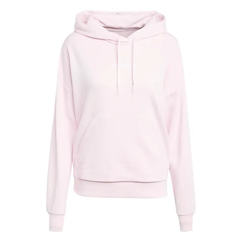 Felpa con cappuccio da donna adidas Essentials Linear French Terry Rose