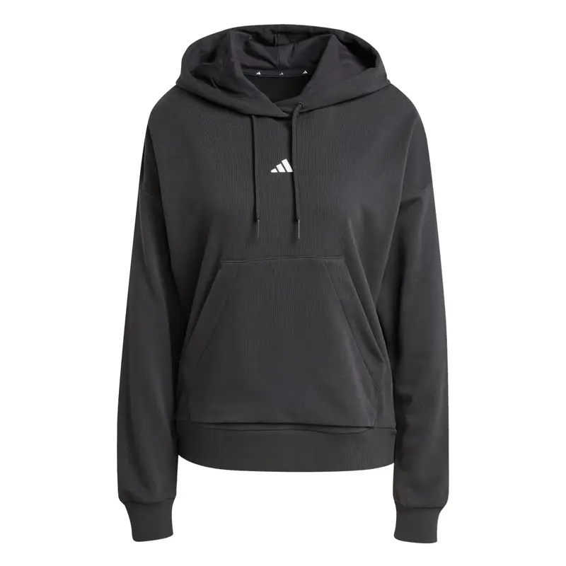 Felpa con cappuccio da donna adidas Essentials Noir