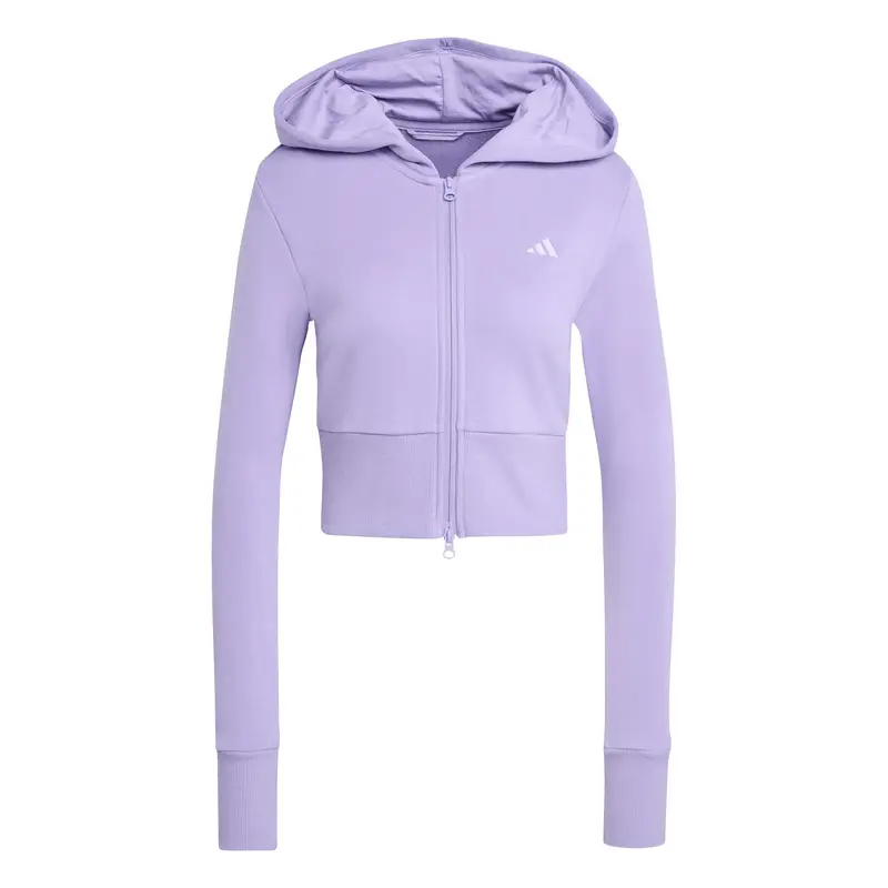 Felpa con cappuccio da donna adidas Essentials Violet
