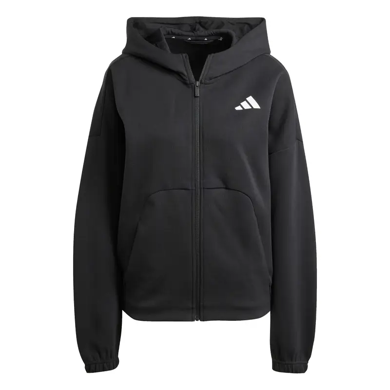 Felpa con cappuccio da donna adidas Future Icons Small Logo Noir