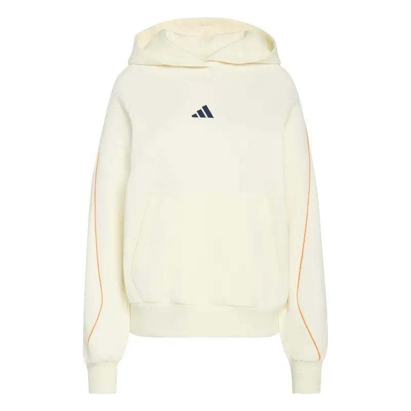Felpa con cappuccio da donna adidas Stadium Blanc