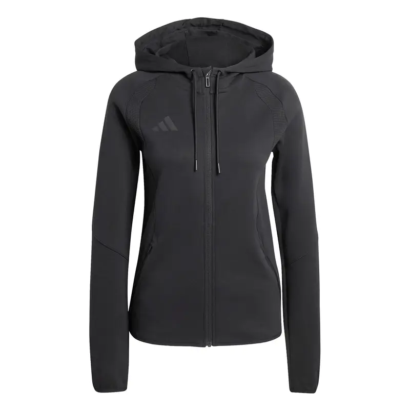 Felpa con cappuccio da donna adidas Tiro Travel Noir