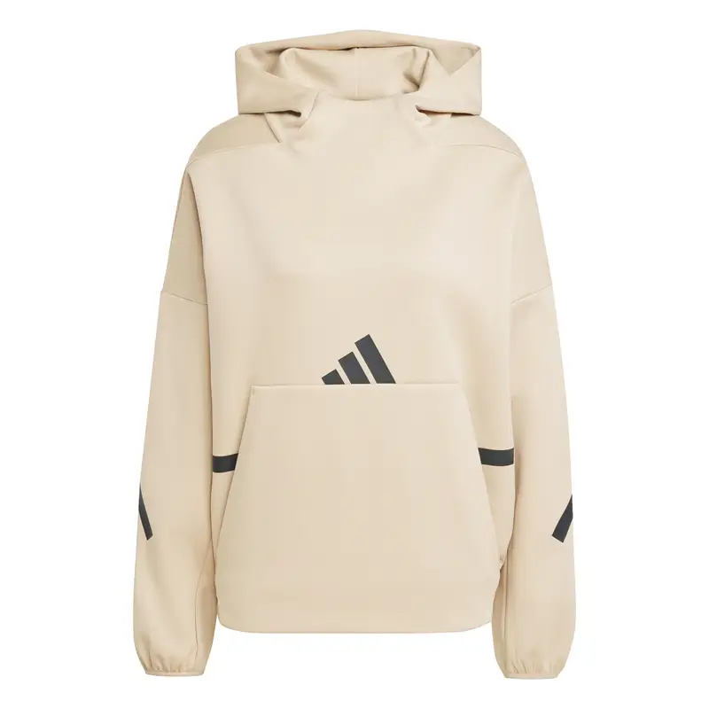 Felpa con cappuccio da donna adidas Z.N.E Beige