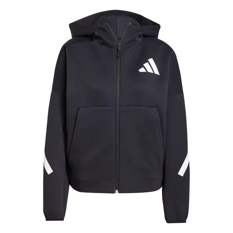 Felpa con cappuccio da donna adidas Z.N.E Noir