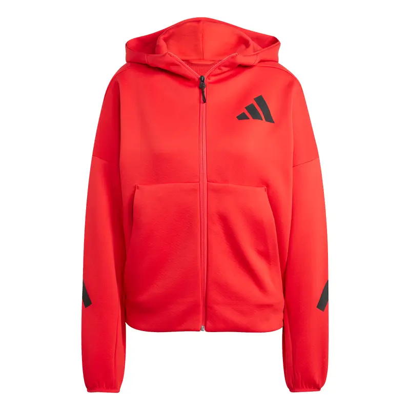 Felpa con cappuccio da donna adidas Z.N.E Rouge