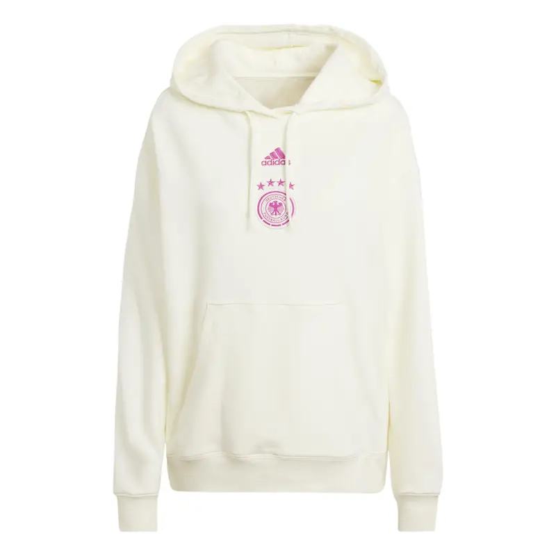 Felpa con cappuccio da donna Germania 2024 | Adidas Bianco