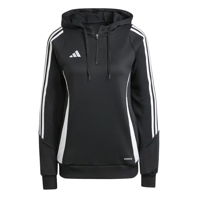 Felpa con cappuccio da donna per l'allenamento adidas Tiro 24 Noir