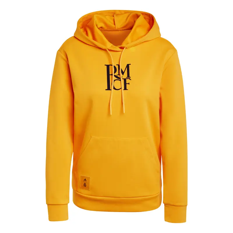 Felpa con cappuccio da donna Real Madrid 2024/25 Orange