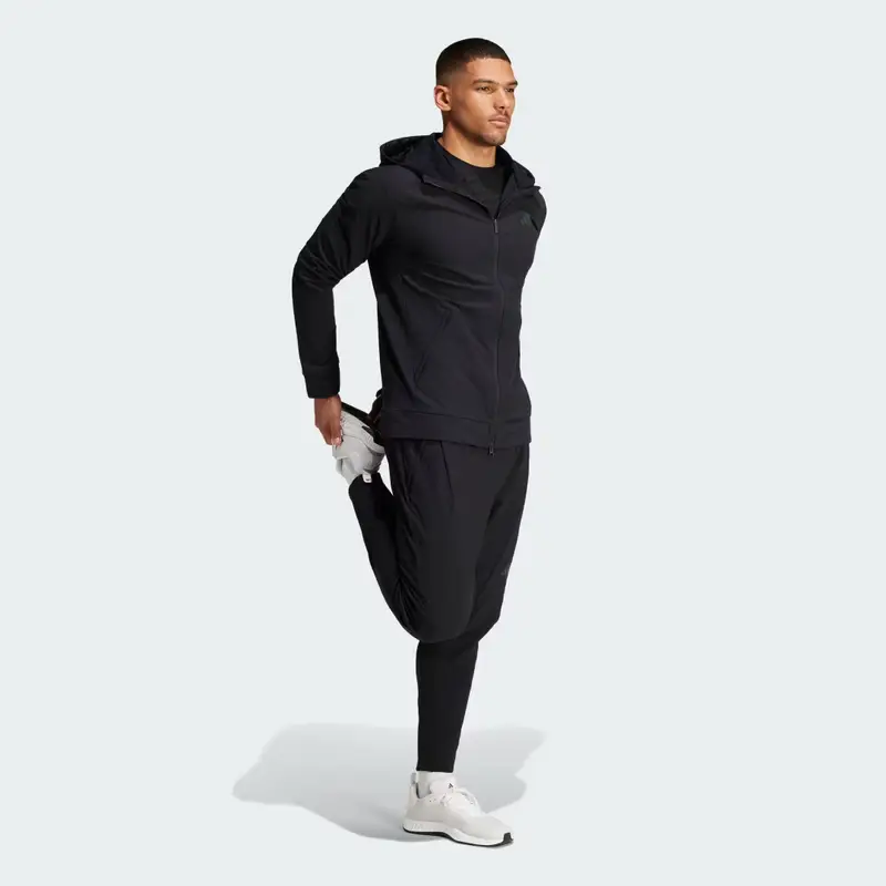 Felpa con cappuccio Designed for Training COLD.RDY Full-Zip Black miniatura 3