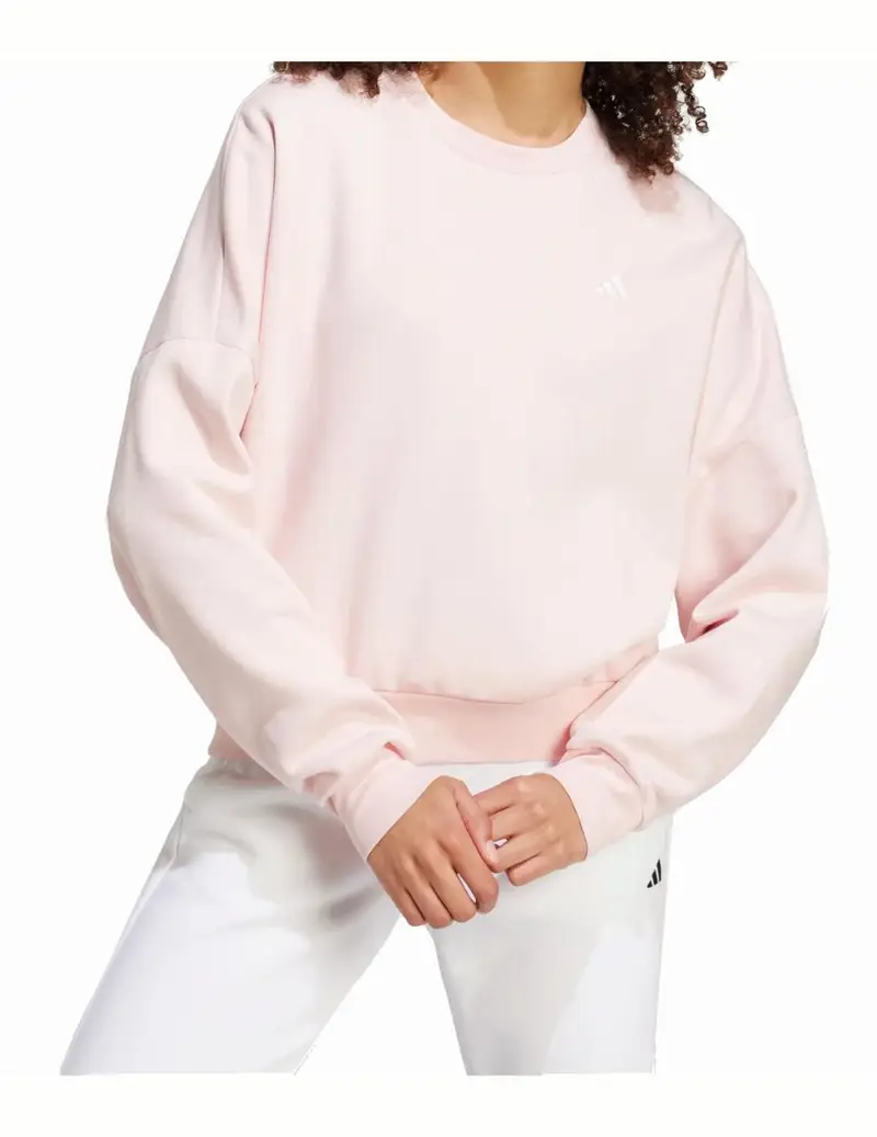 Felpa con cappuccio donna ( fleece) adidas rosa | Adidas