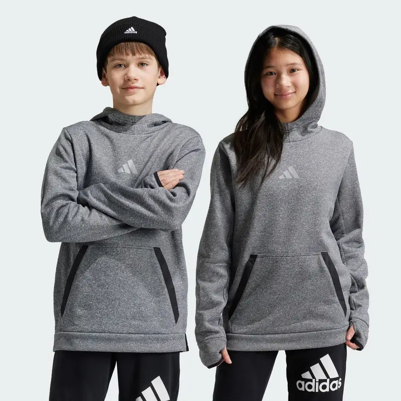 Felpa con cappuccio Fleece Junior | Adidas Nero