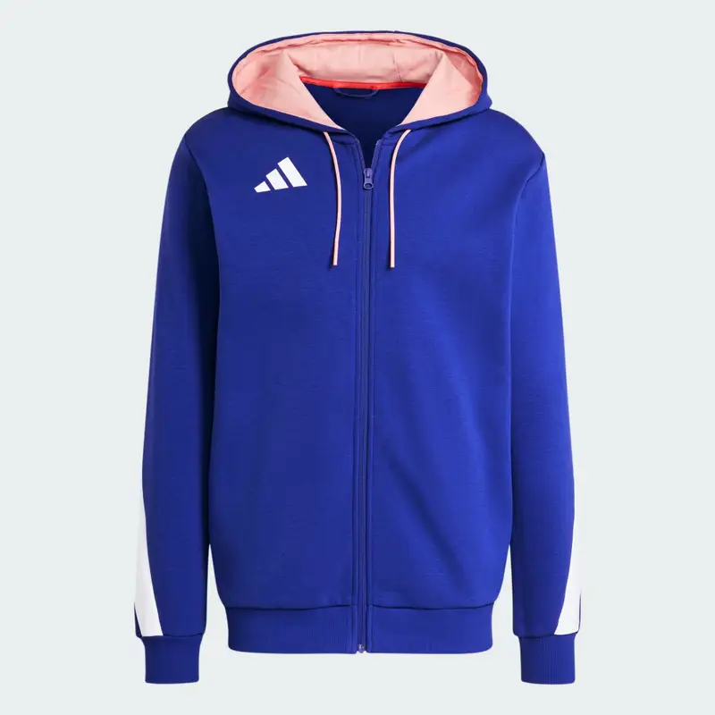 Felpa con cappuccio Full-Zip Team France Semi Lucid Blue miniatura 4