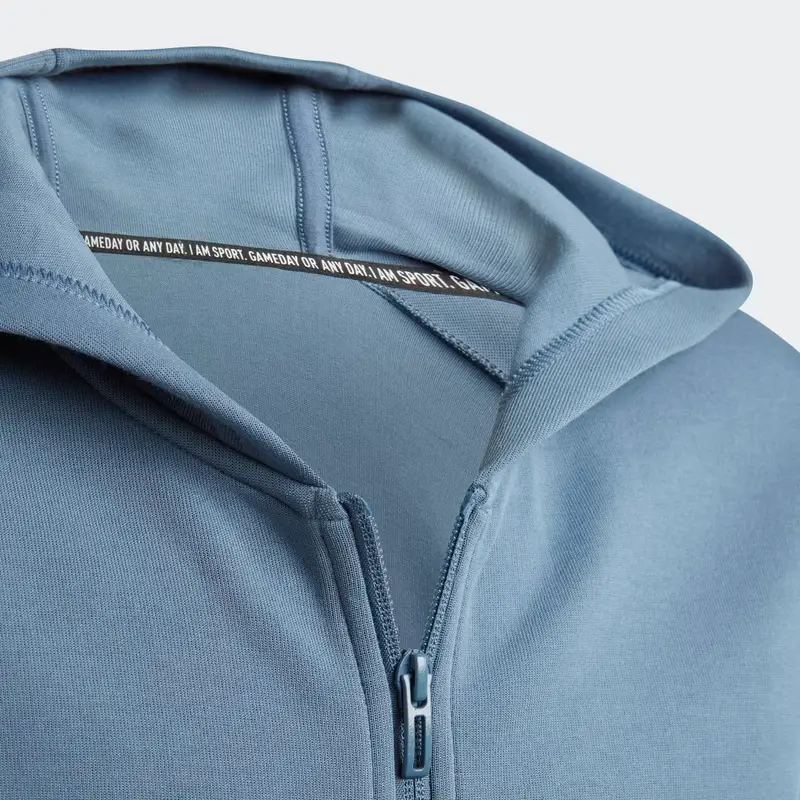 Felpa con cappuccio Future Icons 3-Stripes Full-Zip Wonder Steel miniatura 4