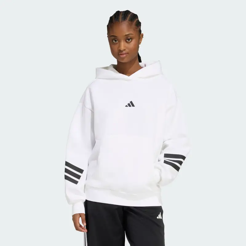 Felpa con cappuccio Future Icons 3-Stripes White