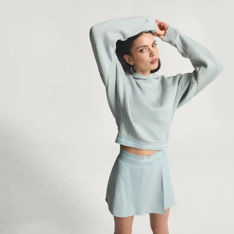 Felpa con cappuccio Hyperglam corta Wonder Sage