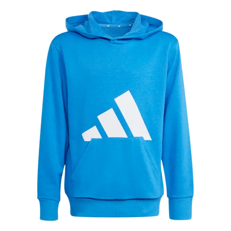 Felpa con cappuccio in French terry morbido per bambini adidas Essentials Bleu
