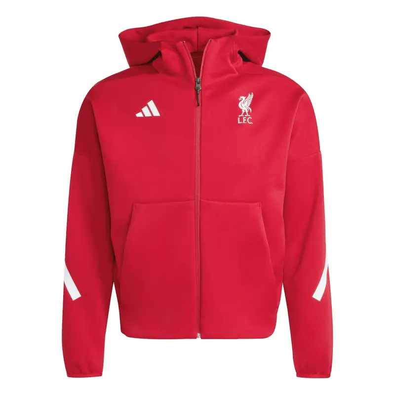 Felpa con cappuccio Liverpool FC Anth 2025/26 Rouge