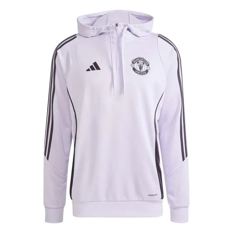 Felpa con cappuccio Manchester United Tiro 25 Violet
