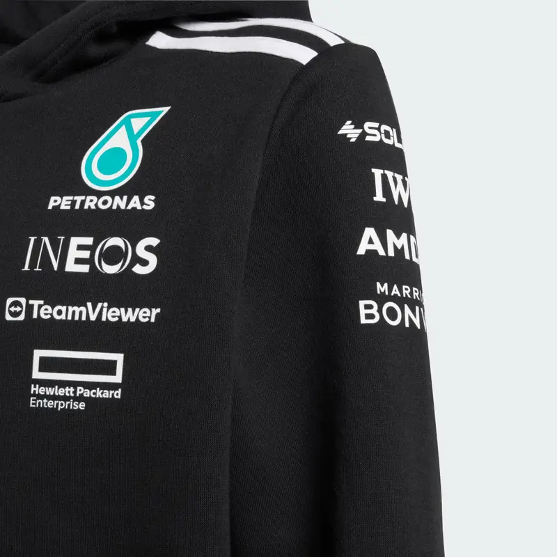 FELPA CON CAPPUCCIO MERCEDES - AMG PETRONAS FORMULA ONE TEAM Black miniatura 4
