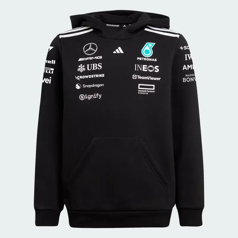FELPA CON CAPPUCCIO MERCEDES - AMG PETRONAS FORMULA ONE TEAM Black