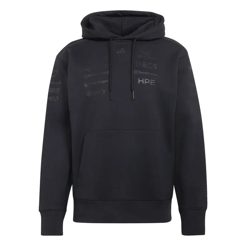 Felpa con cappuccio Mercedes AMG Petronas Formula One Team Night Driver Noir