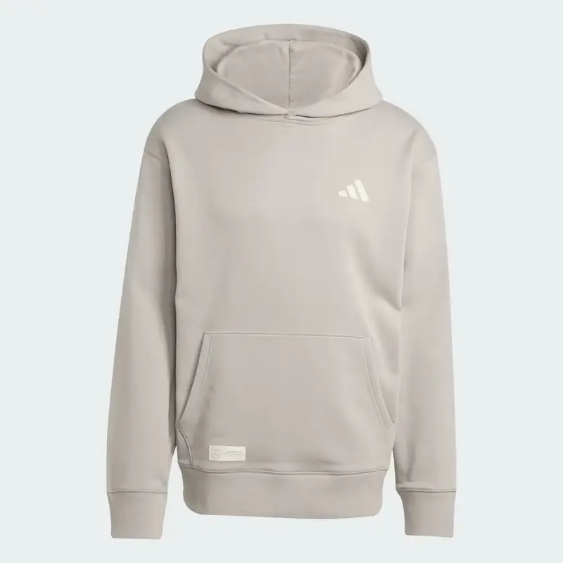 FELPA CON CAPPUCCIO MERCEDES - AMG PETRONAS FORMULA ONE TEAM PREMIUM SWEAT Putty Beige miniatura 4