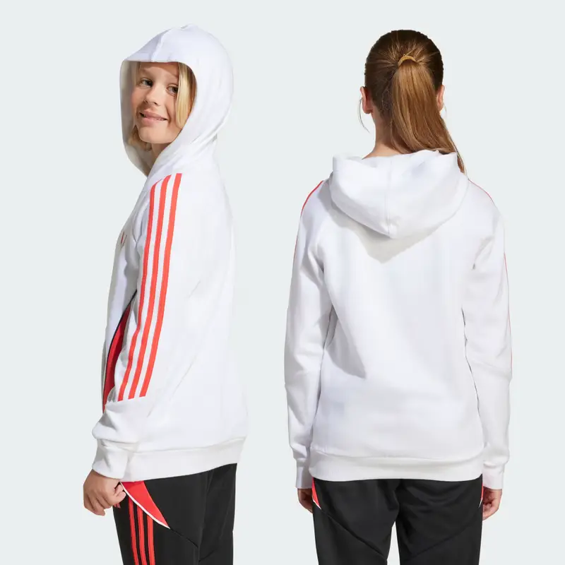 Felpa con cappuccio Messi Junior White miniatura 2