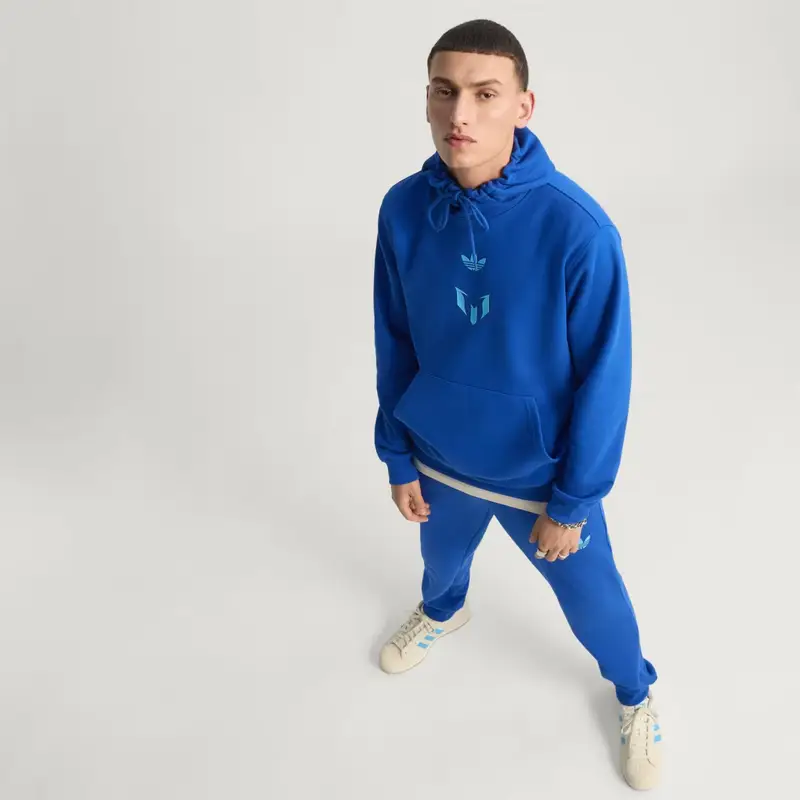 Felpa con cappuccio Messi Royal Blue