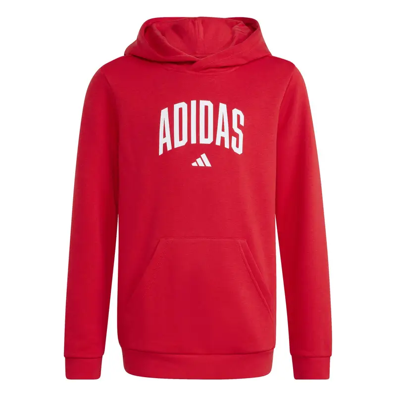 Felpa con cappuccio per bambini adidas Codes Collegiate Graphic Rouge