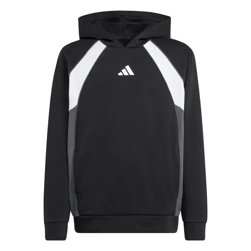 Felpa con cappuccio per bambini adidas Color Block Noir
