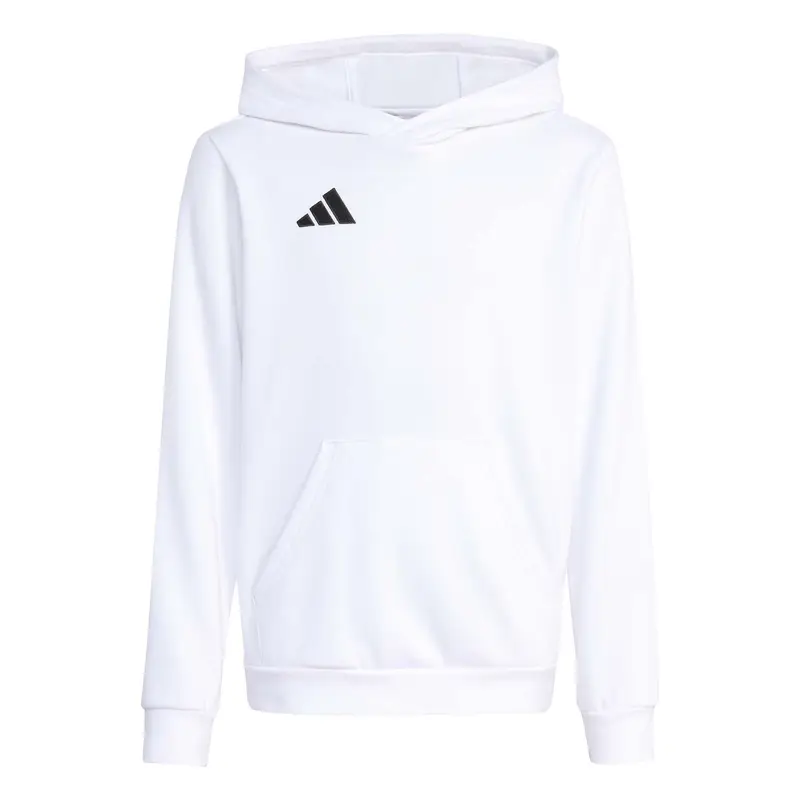 Felpa con cappuccio per bambini adidas Entrada 26 Blanc