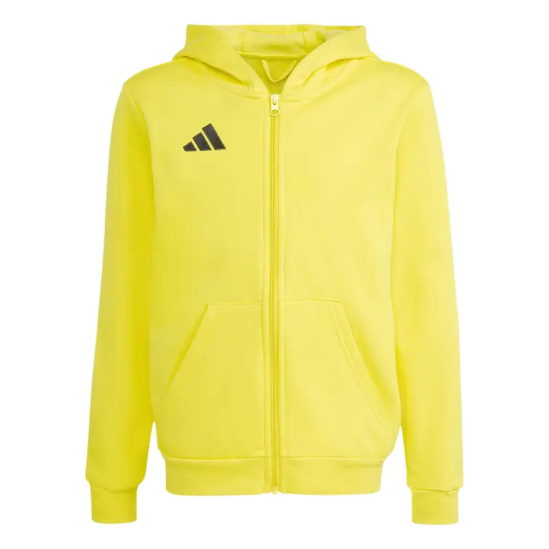 Felpa con cappuccio per bambini adidas Entrada 26 Jaune