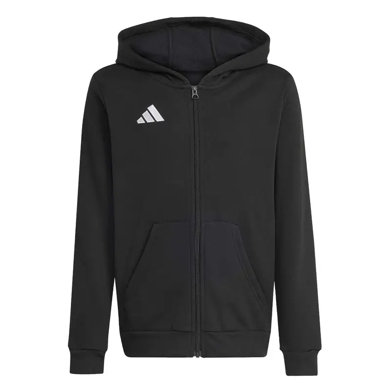 Felpa con cappuccio per bambini adidas Entrada 26 Noir