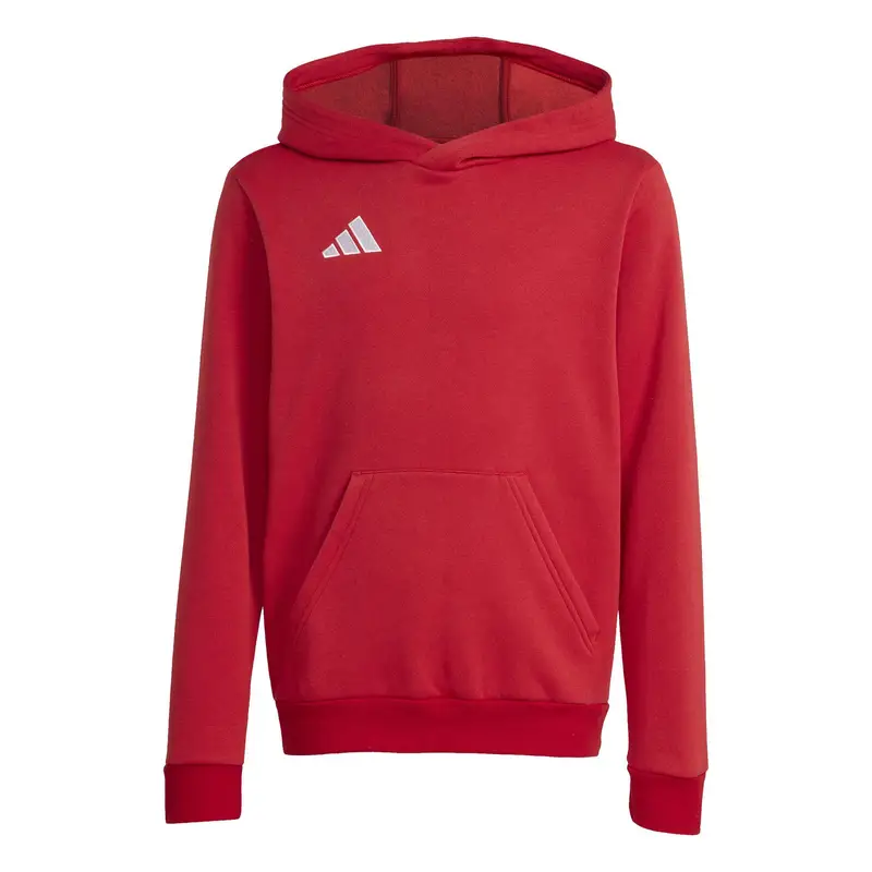 Felpa con cappuccio per bambini adidas Entrada 26 Rouge