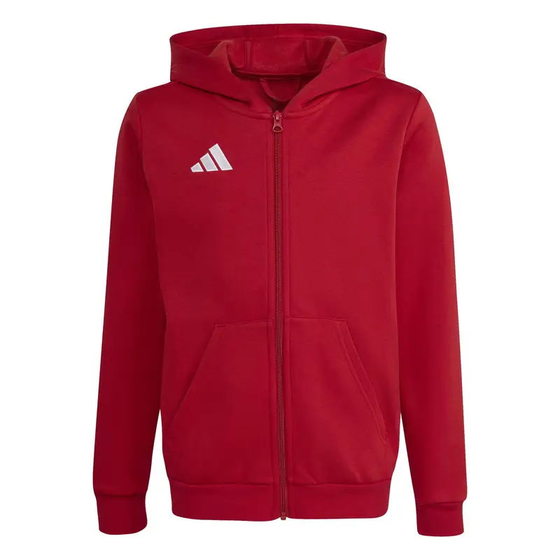 Felpa con cappuccio per bambini adidas Entrada 26 Rouge